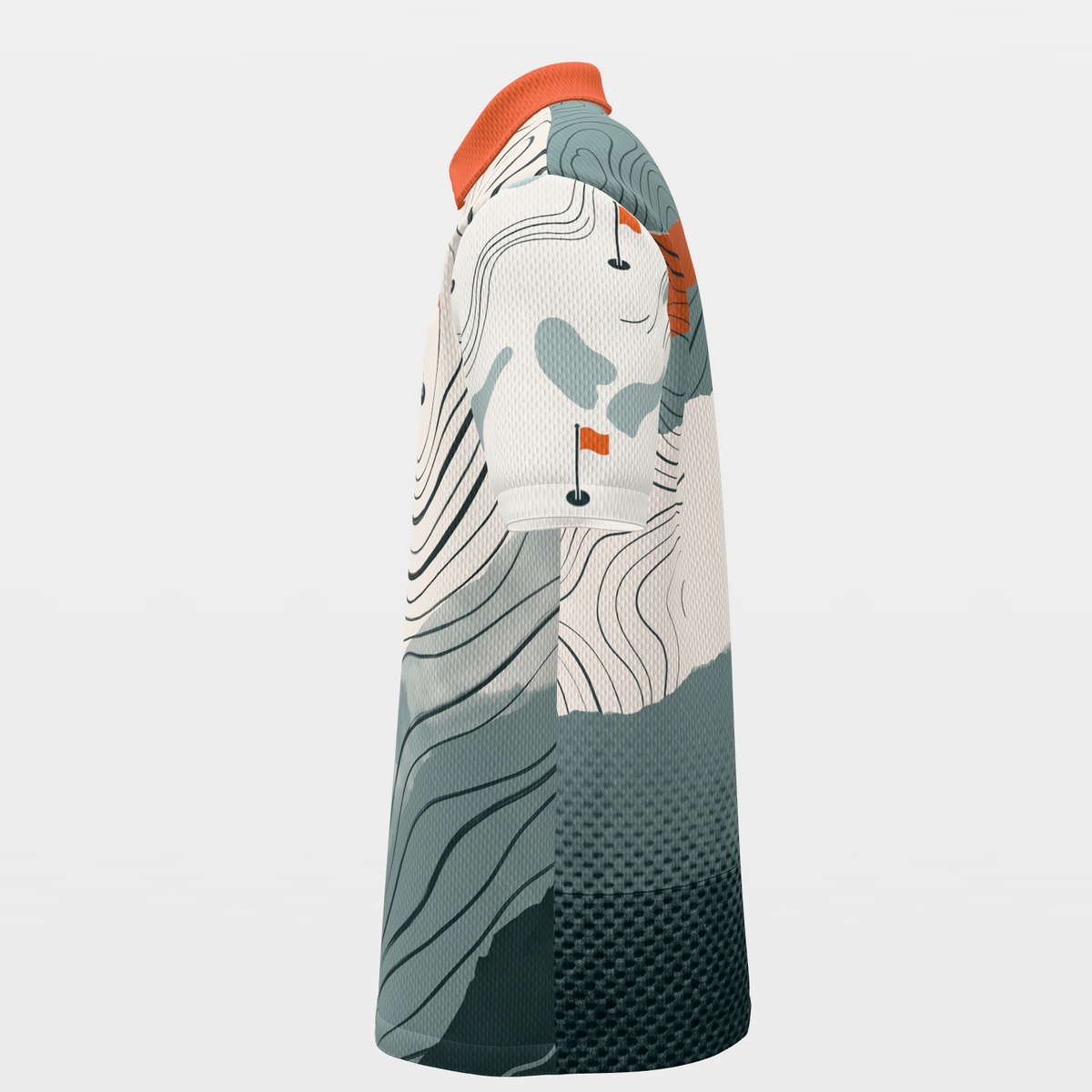 Course Closed Golf Polo Shirt – Left product view
