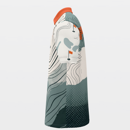 Course Closed Golf Polo Shirt – Left product view