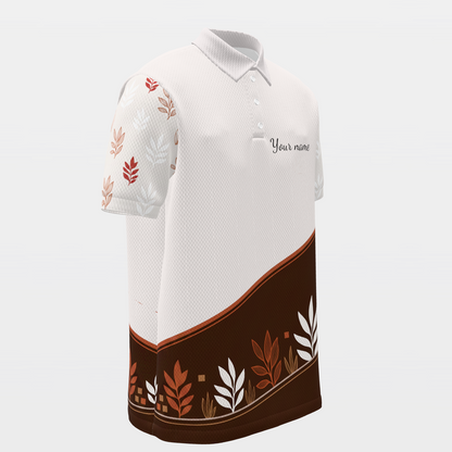 From Pin to Pour Golf Polo Shirt – Front Right product view
