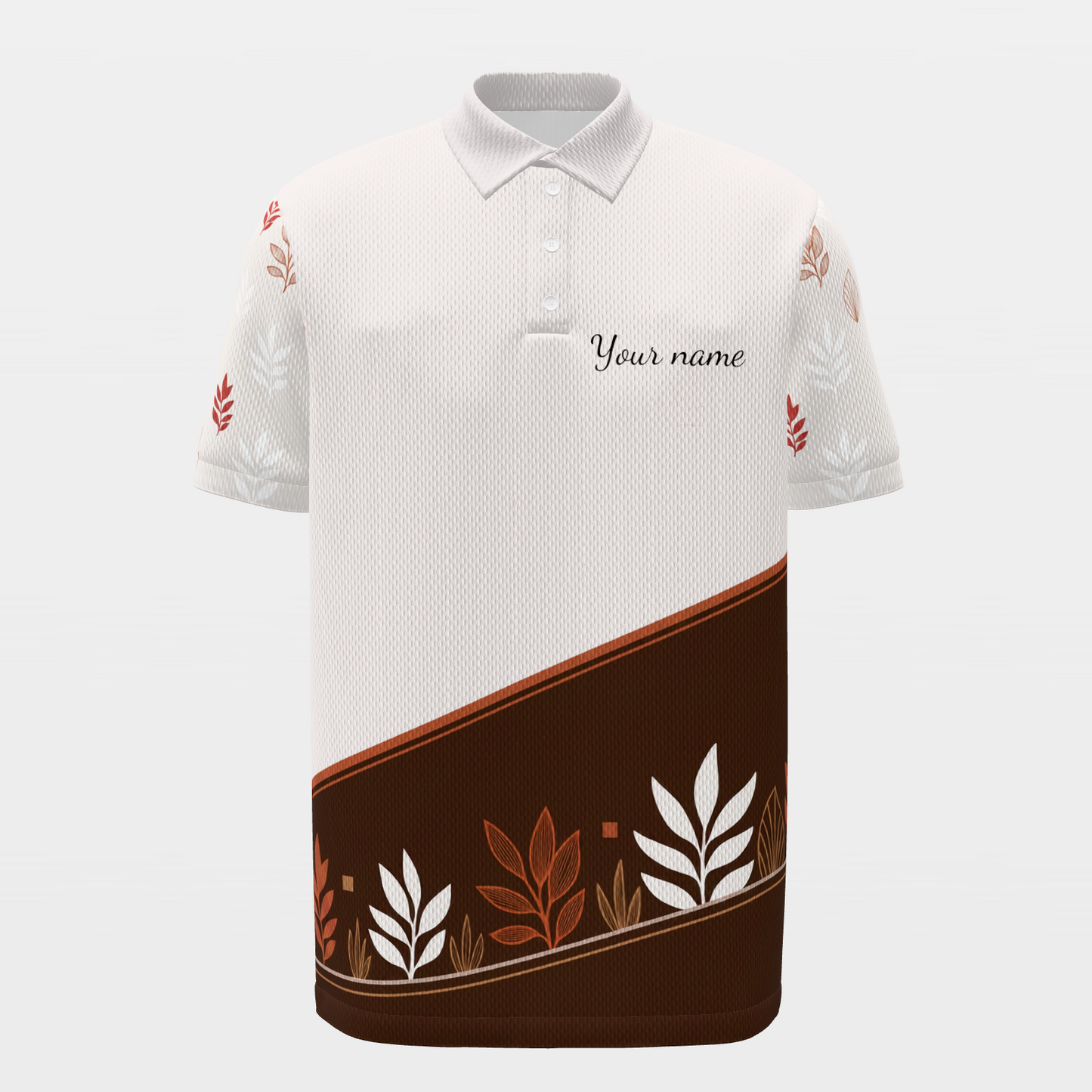 From Pin to Pour Golf Polo Shirt – Front product view