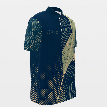 Contour Ball Trail Golf Polo Shirt – Front Right product view