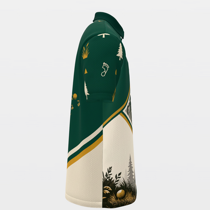 Bigfoot Pine Rail Golf Polo Shirt – Right product view