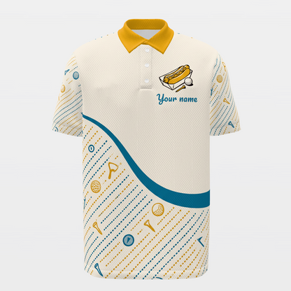 Turn Dog Micro Grid Golf Polo Shirt – Front product view