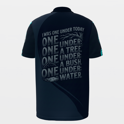 Reaper One Under Golf Polo Shirt – Back product view