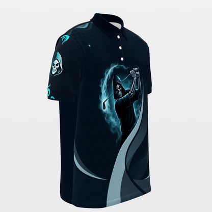 Reaper One Under Golf Polo Shirt – Front Right product view