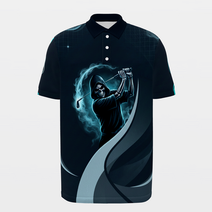 Reaper One Under Golf Polo Shirt – Front product view