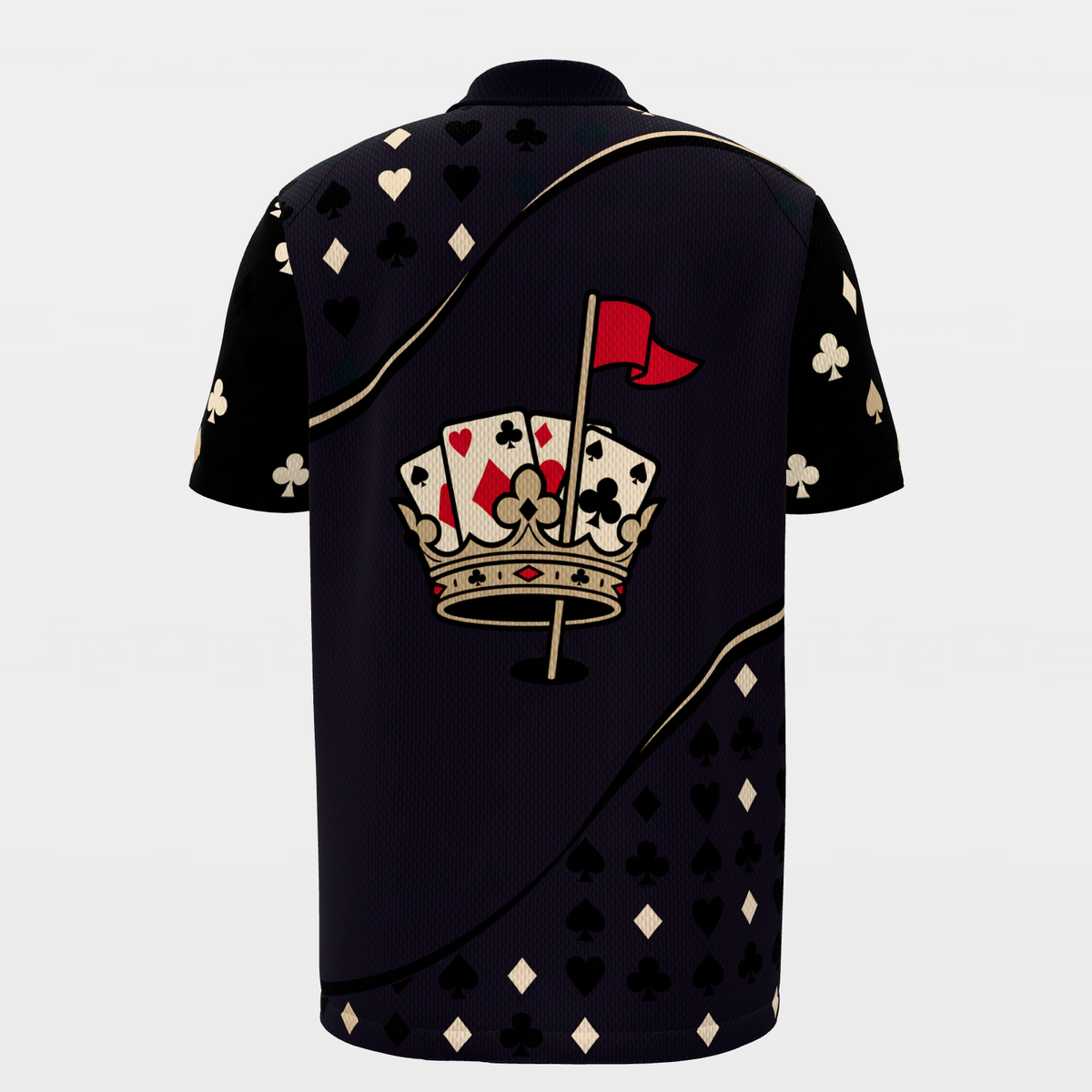 Queen of the Fairway Golf Polo Shirt – Back product view
