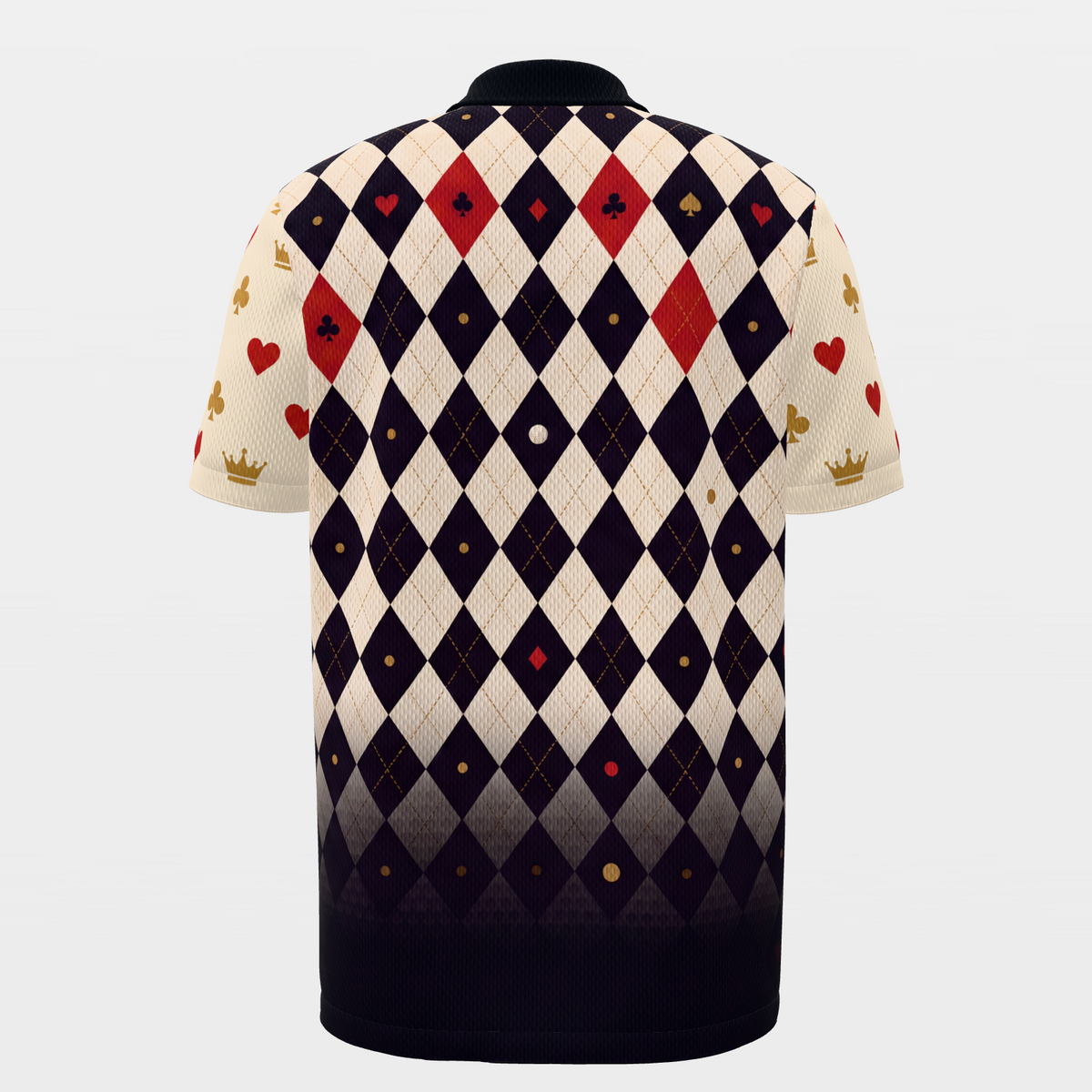 Four Suits Technical — Open Field Golf Polo Shirt – Back product view