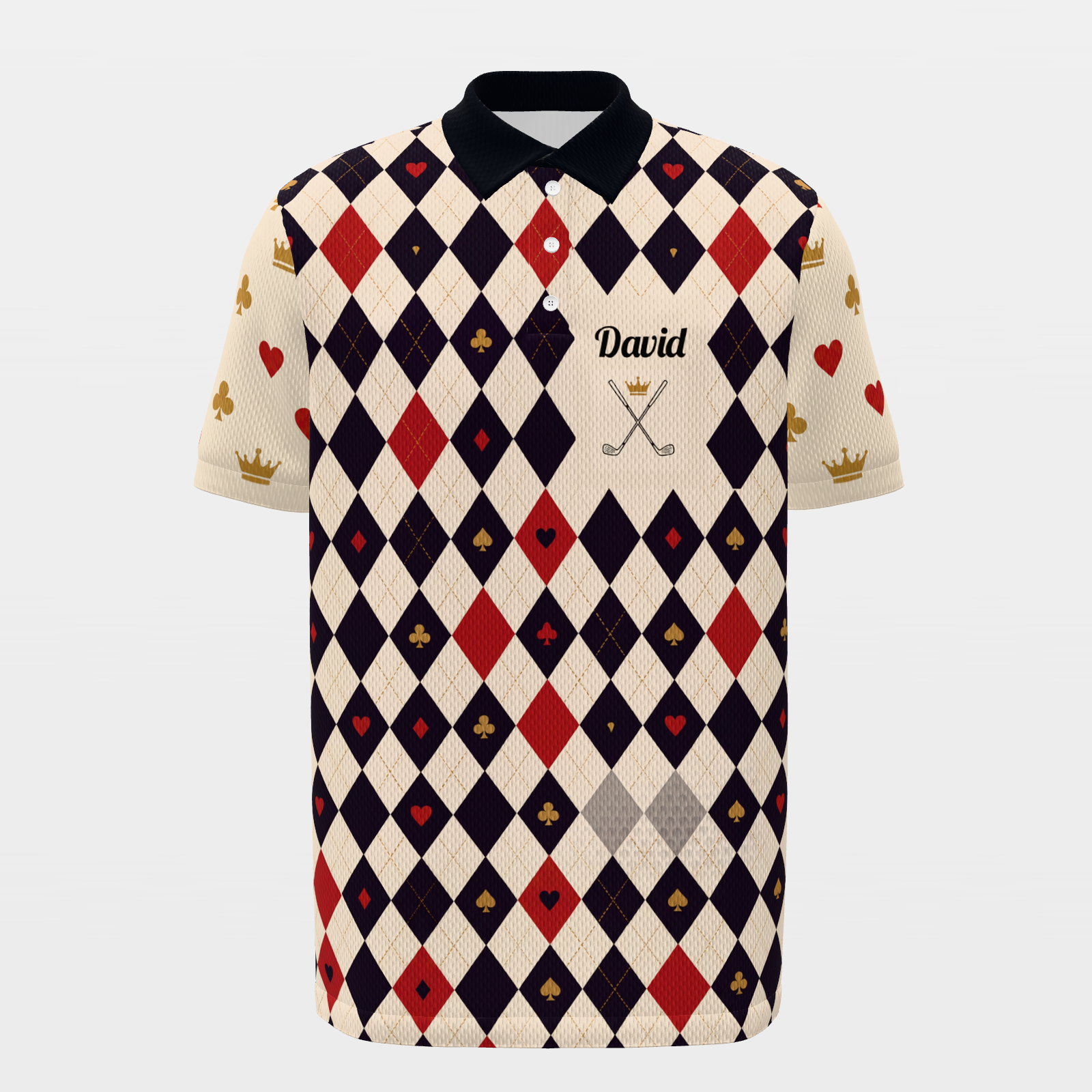 Four Suits Technical — Open Field Golf Polo Shirt – Front product view