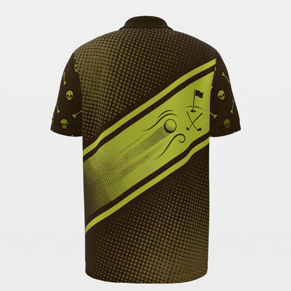 Dead Center Velocity Golf Polo Shirt – Back product view