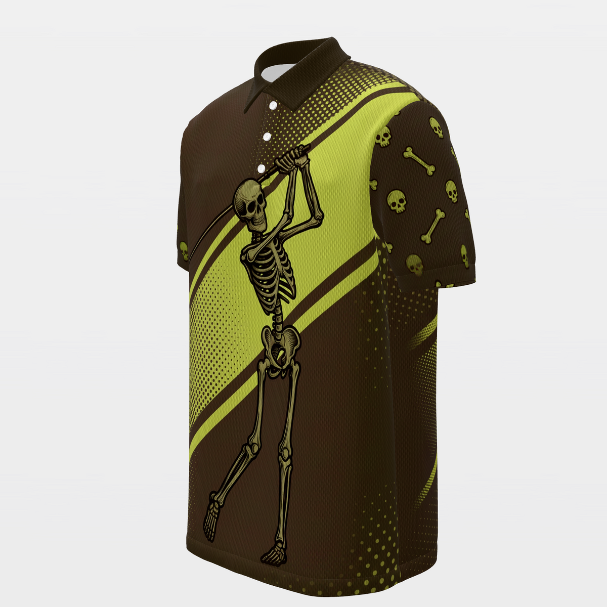 Dead Center Velocity Golf Polo Shirt – Front Left product view