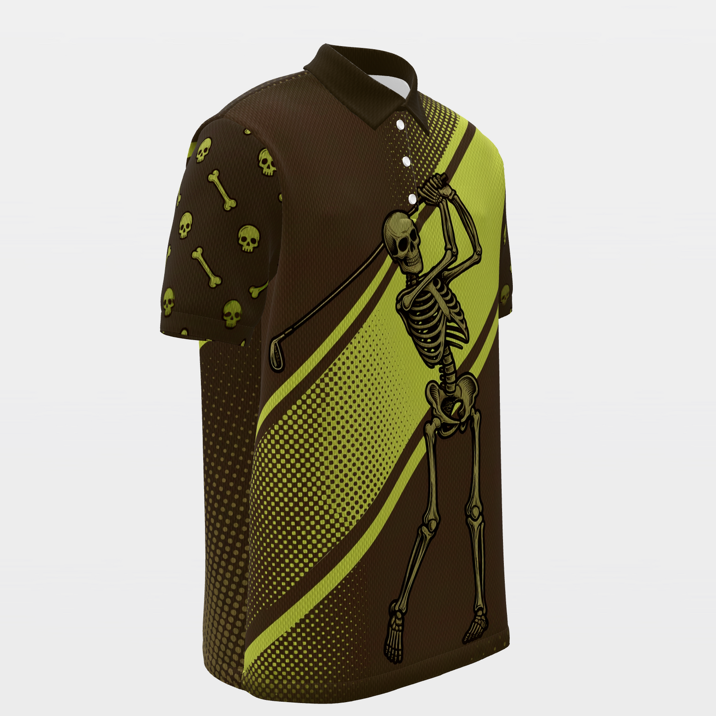 Dead Center Velocity Golf Polo Shirt – Front Right product view