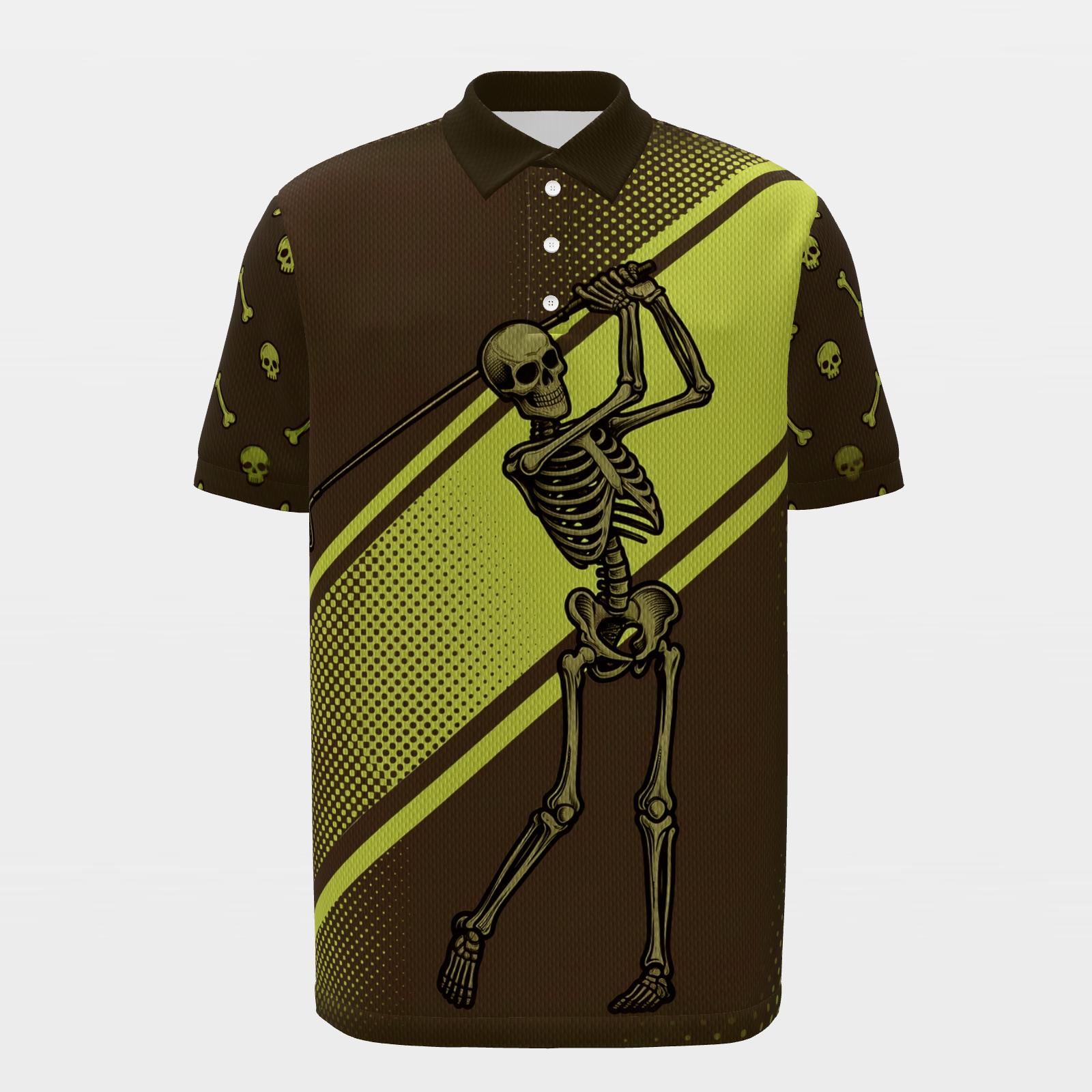 Dead Center Velocity Golf Polo Shirt – Front product view