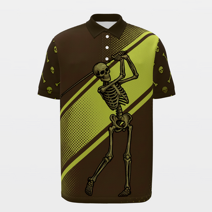 Dead Center Velocity Golf Polo Shirt – Front product view