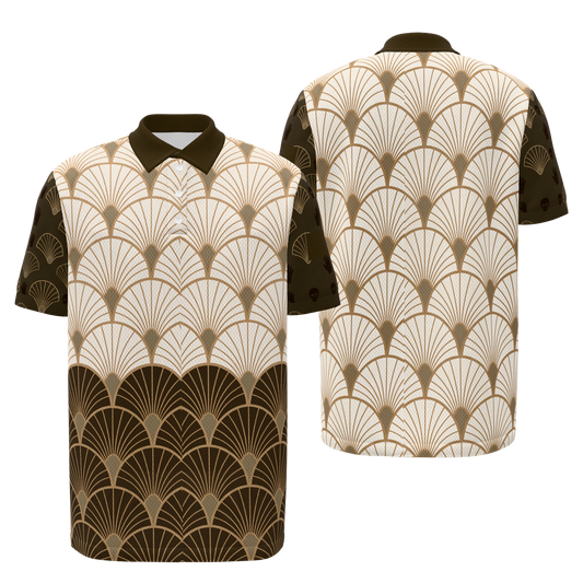 After-Hours Address Golf Polo Shirt – Front Back product view