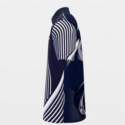 Last Putt Distortion Golf Polo Shirt – Left product view