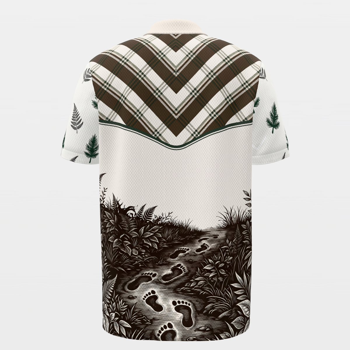 Clubhouse Cryptid Golf Polo Shirt – Back product view