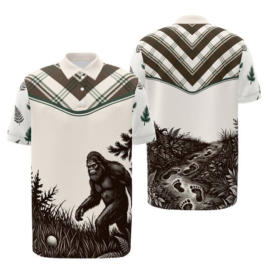 Clubhouse Cryptid Golf Polo Shirt – Front Back product view