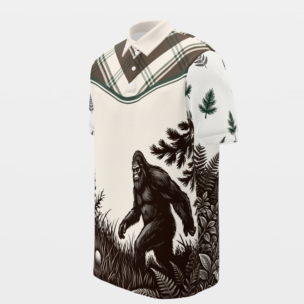 Clubhouse Cryptid Golf Polo Shirt – Front Left product view