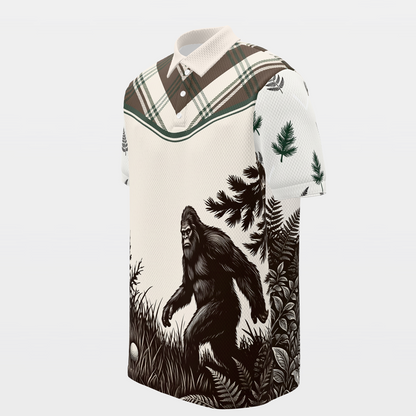 Clubhouse Cryptid Golf Polo Shirt – Front Left product view