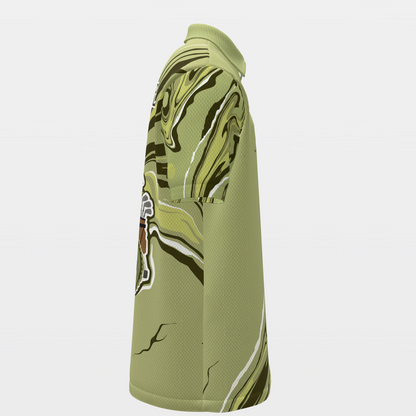 Swamp Cart Current Golf Polo Shirt – Right product view