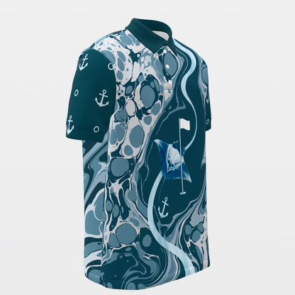 Water Hazard Glide Golf Polo Shirt – Front Right product view