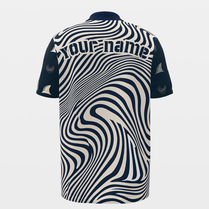 Bite the Dogleg Golf Polo Shirt – Back product view