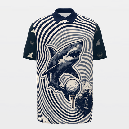 Bite the Dogleg Golf Polo Shirt – Front product view