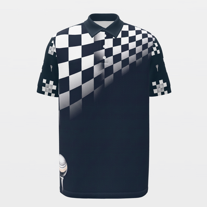 Ball in the Bite Zone Golf Polo Shirt – Front product view