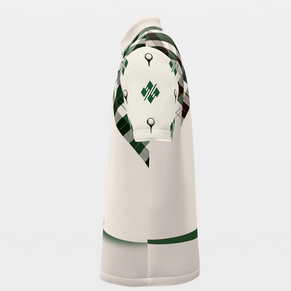 Ball Finder at the Turn Golf Polo Shirt – Left product view