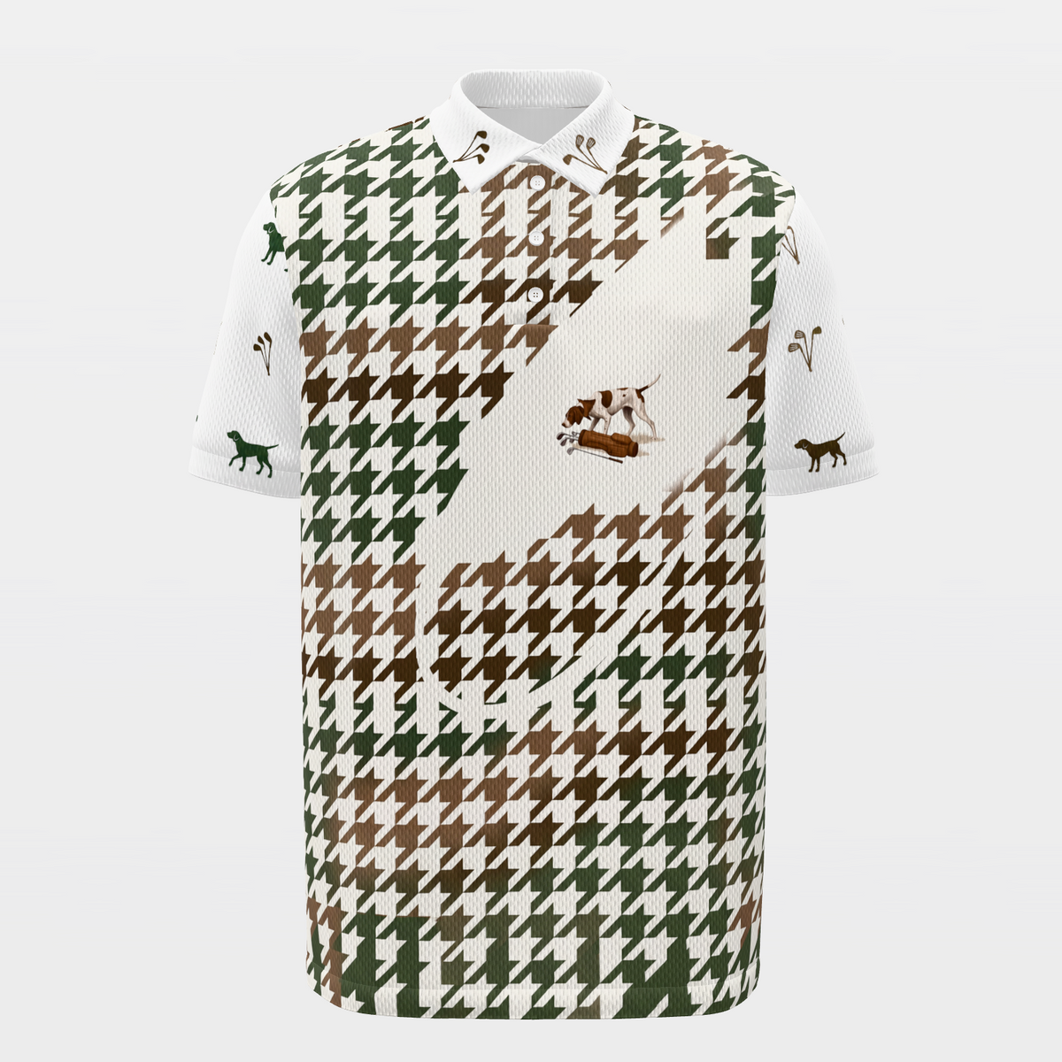 Clubhouse Companion Mark Golf Polo Shirt – Front product view