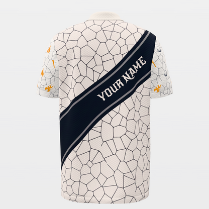 Fissure Flight Golf Polo Shirt – Back product view