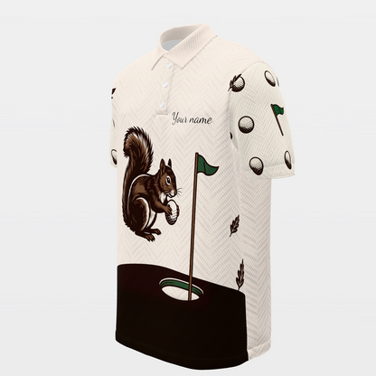 Green-Side Getaway Golf Polo Shirt – Front Left product view