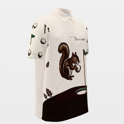 Green-Side Getaway Golf Polo Shirt – Front Right product view