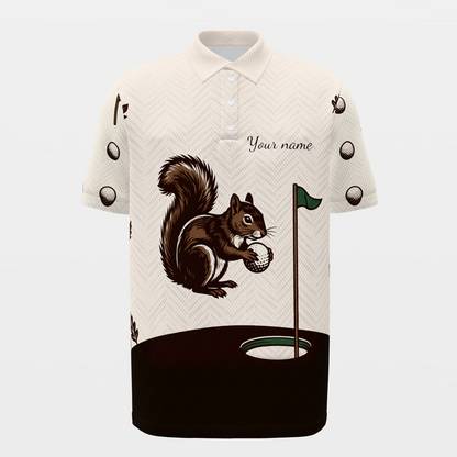 Green-Side Getaway Golf Polo Shirt – Front product view