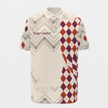 Reset the First Shot Golf Polo Shirt – Front product view