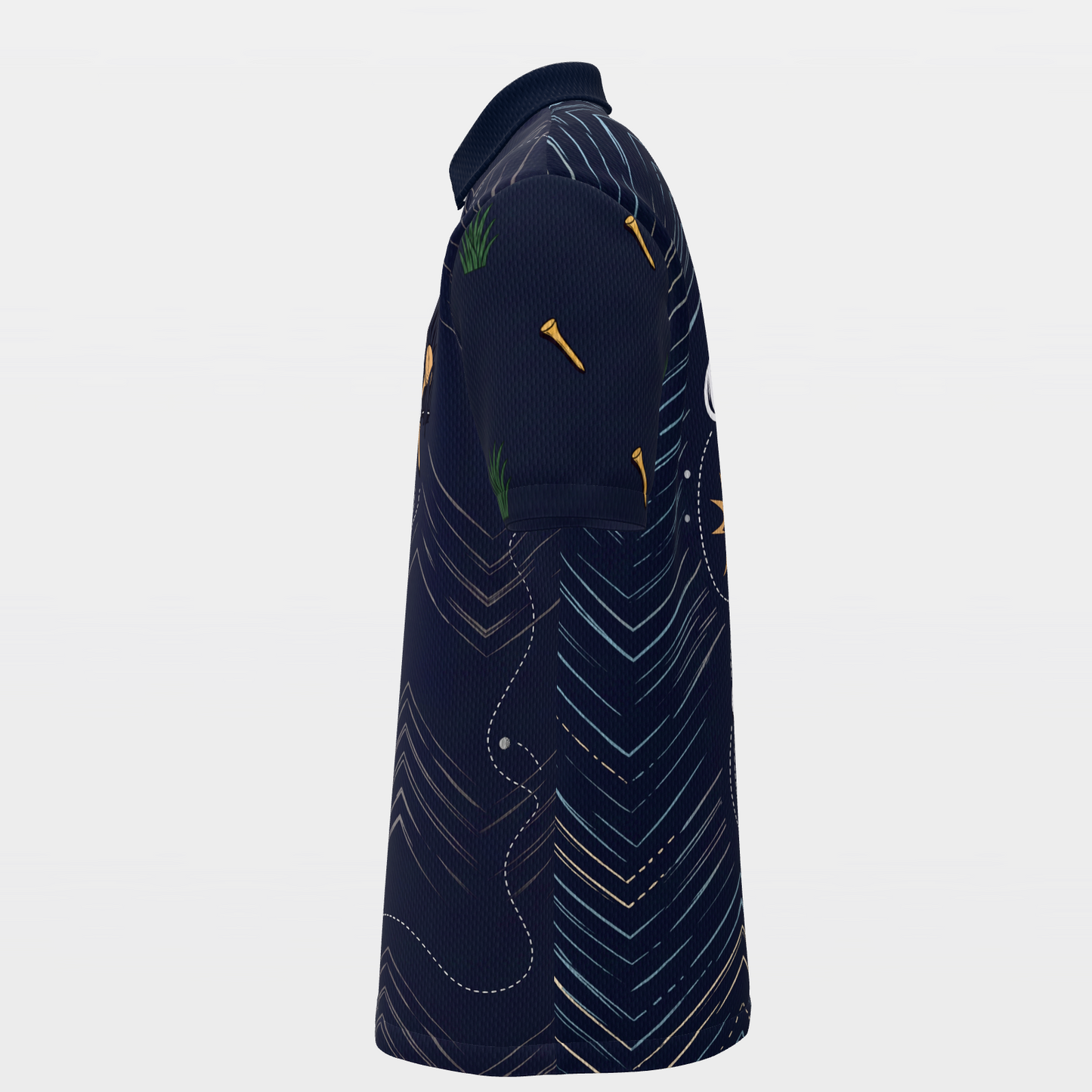 Bad-Round Reset Loop Golf Polo Shirt – Left product view