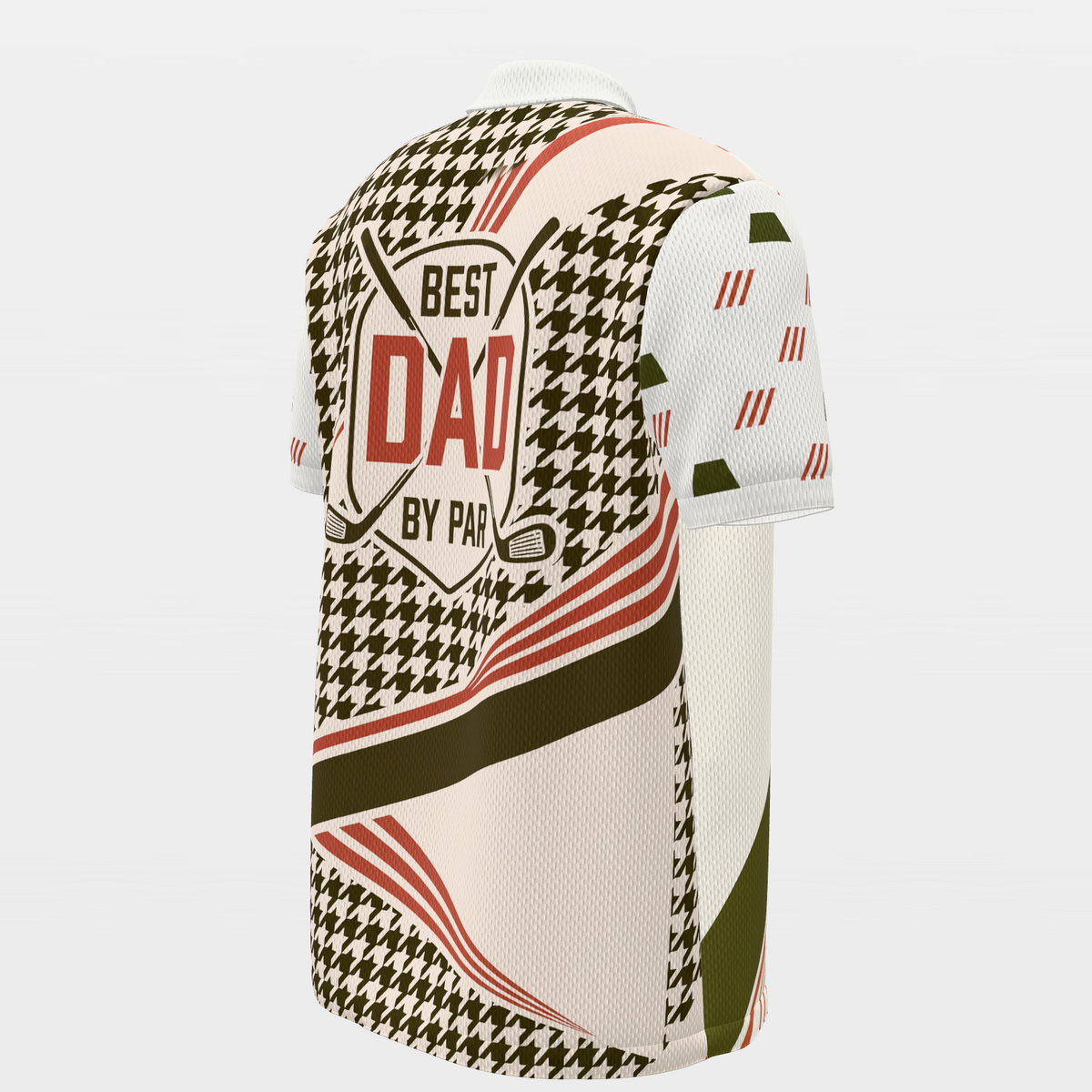 Dad by Par Tailoring Golf Polo Shirt – Back Right product view