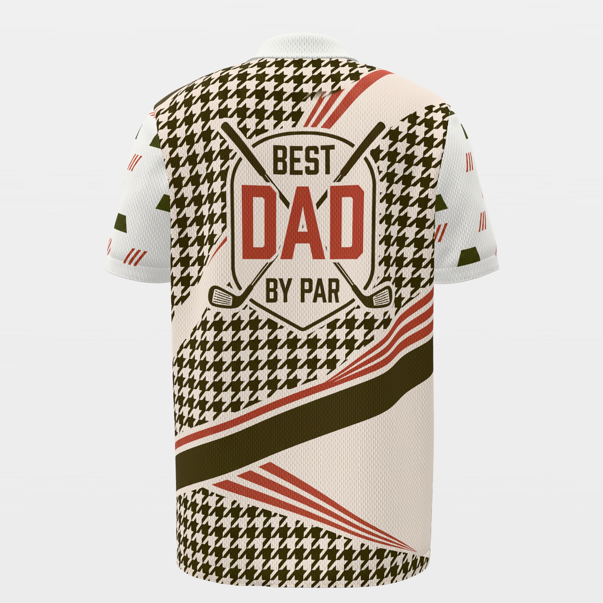 Dad by Par Tailoring Golf Polo Shirt – Back product view