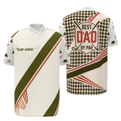 Dad by Par Tailoring Golf Polo Shirt – Front Back product view