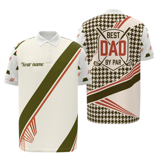 Dad by Par Tailoring Golf Polo Shirt – Front Back product view