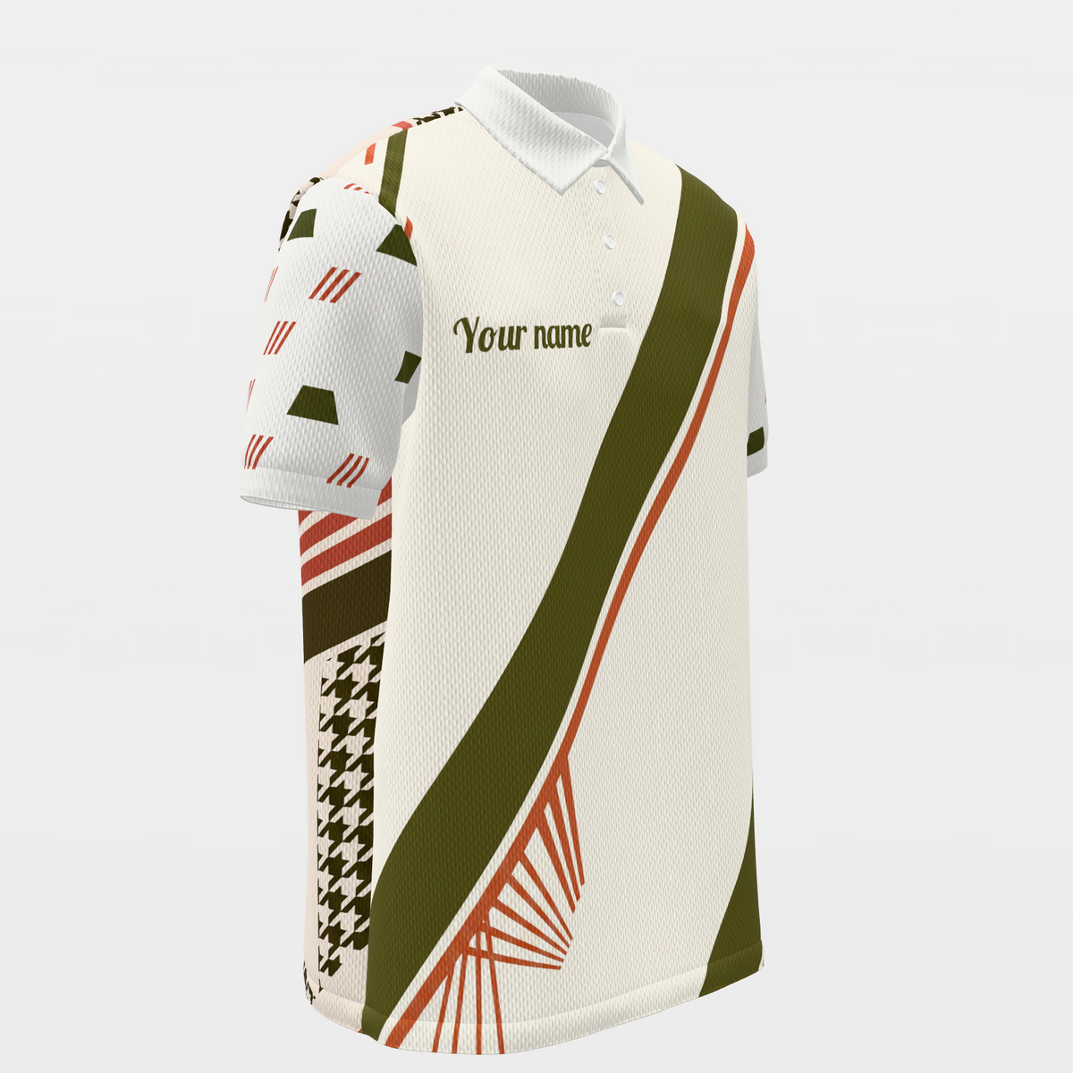 Dad by Par Tailoring Golf Polo Shirt – Front Right product view