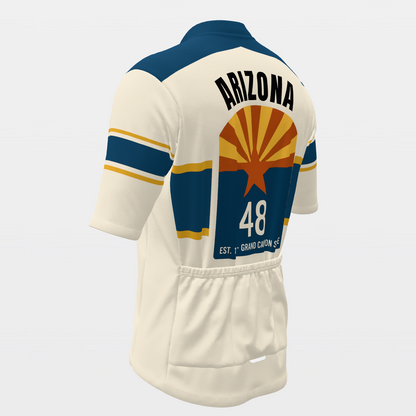 Arizona Grand Canyon Heritage Badge Cycling Jersey – Back Left view