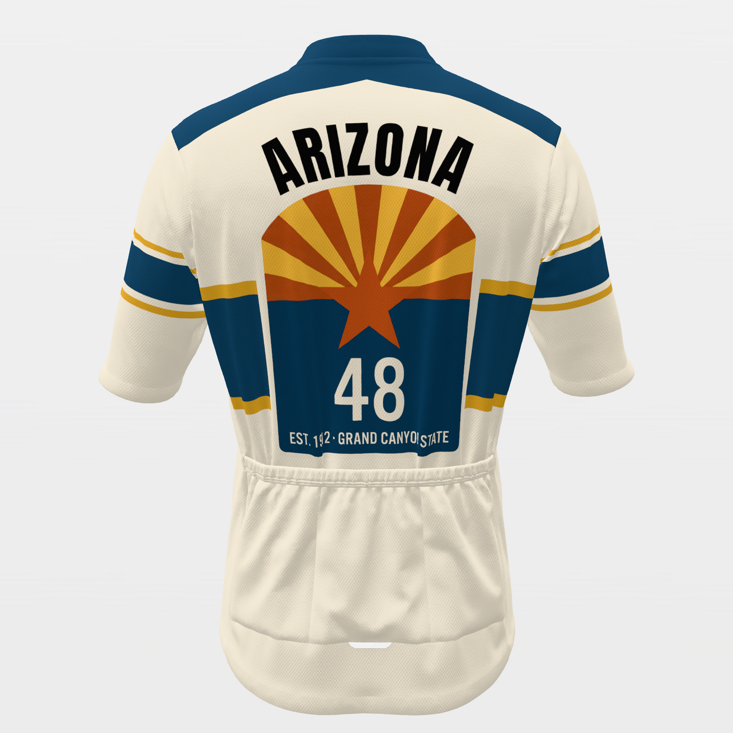Arizona Grand Canyon Heritage Badge Cycling Jersey – Back view