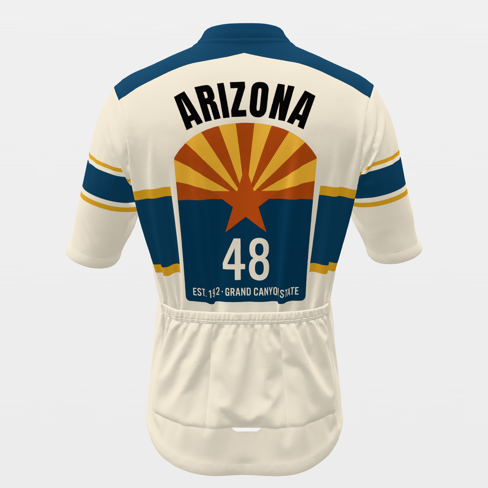 Arizona Grand Canyon Heritage Badge Cycling Jersey – Back view