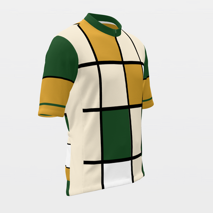 CALIFORNIA · 80s Mondrian color-block — retro state jersey – Front Right view