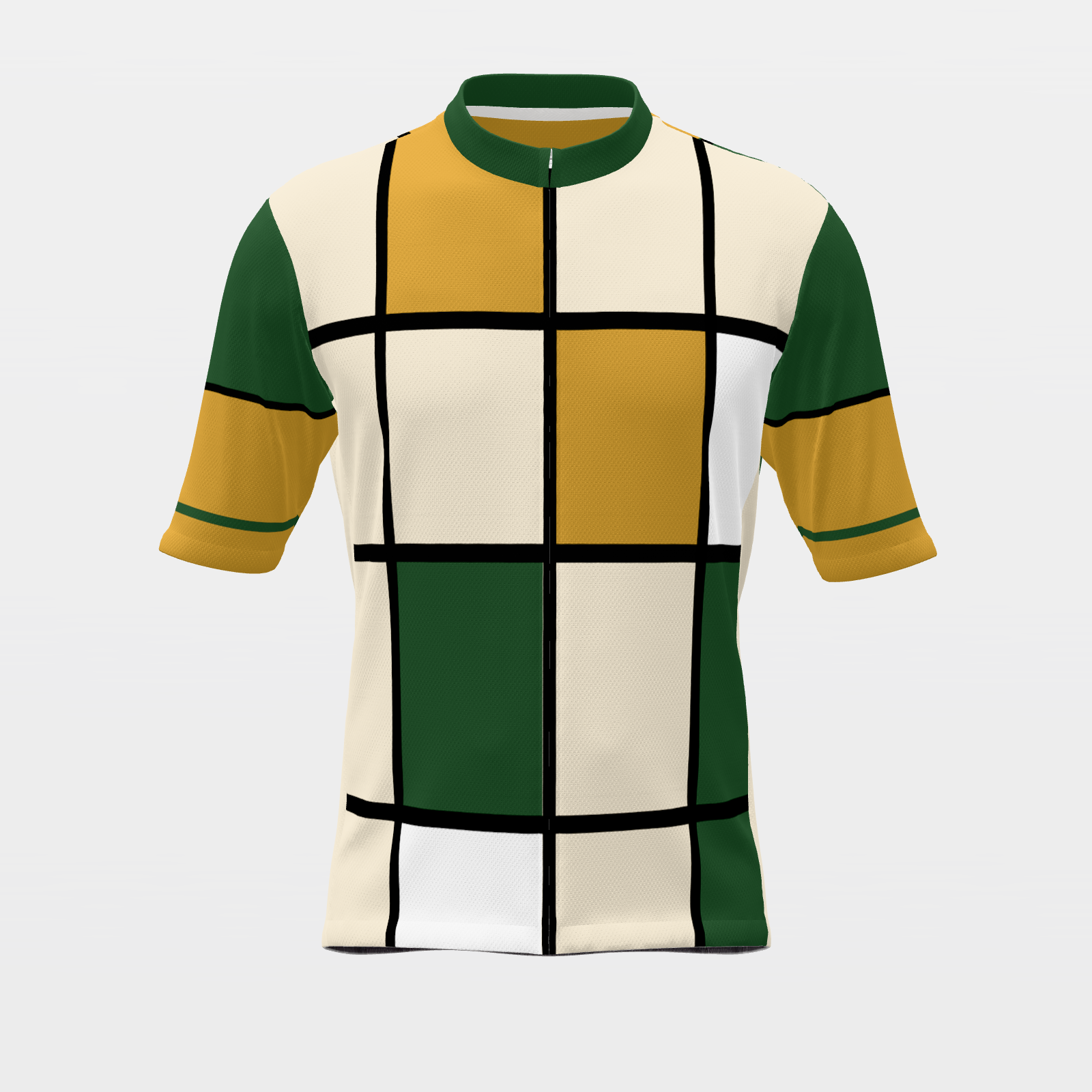 CALIFORNIA · 80s Mondrian color-block — retro state jersey – Front view