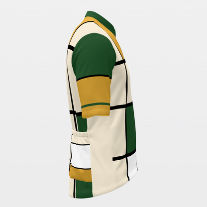 CALIFORNIA · 80s Mondrian color-block — retro state jersey – Right view
