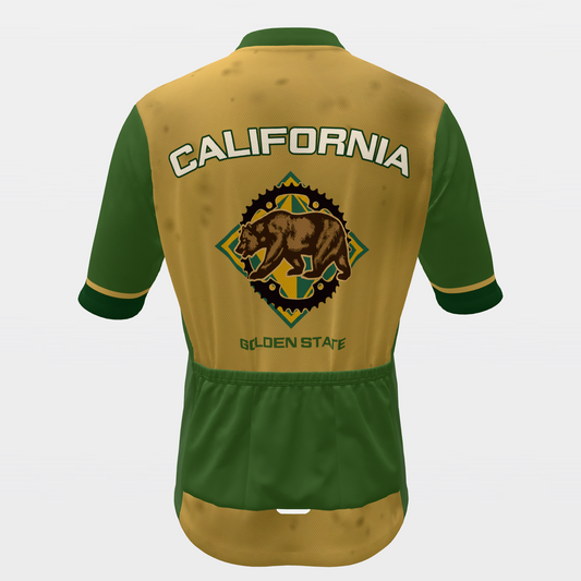 CALIFORNIA · Belgian kermesse — retro state jersey – Back view