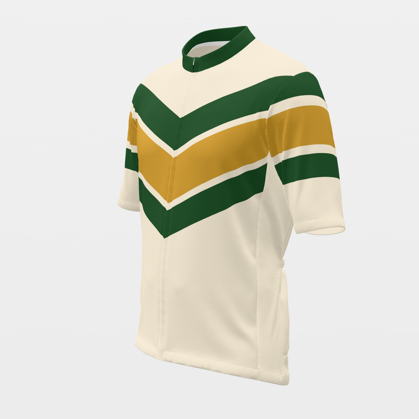 California Grizzly — 70s Brooklyn-chevron retro jersey – Front Left view
